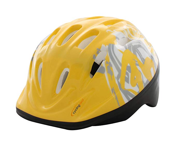 Bike Bicycle Cycling Kids Child Toddler Helmet Yellow