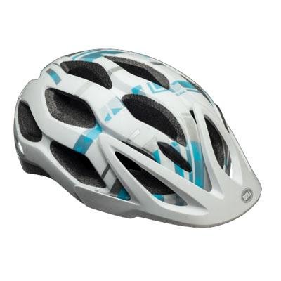 Bell 2014 Women's Dixie Cycling Helmet (White/Blue Prism Break - ONE SIZE)