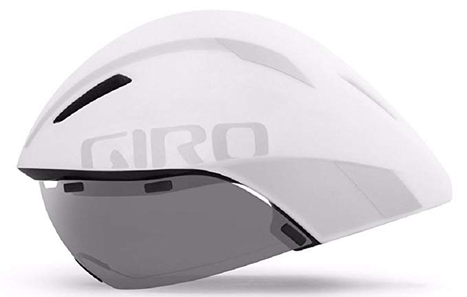 Giro Aerohead Mips Matte White Silver Aero/Tri Road Bike Helmet