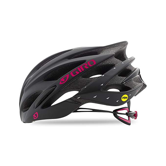 Giro Sonnet MIPS Womens Cycling Helmet Matte Black/Bright Pink Medium (55-59 cm)