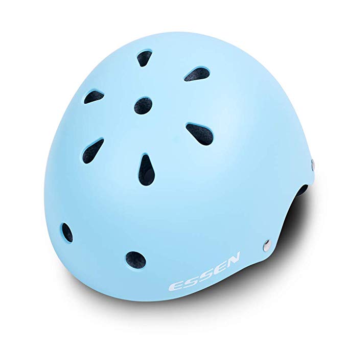 Essen Kids CPSC Certified Impact Resistance Ventilation Skateboard/Ski/Skating/Roller Snowboard Helmet Pink/Blue/red/White Color 50-54cm (3-8 Years Old) Small
