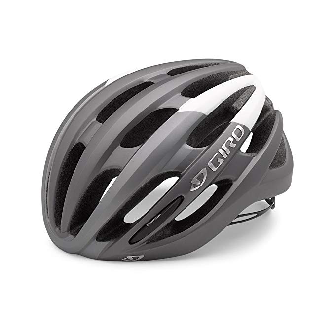 Giro Foray Road Cycling Helmet Matte Titianium/White Large (59-63 cm)