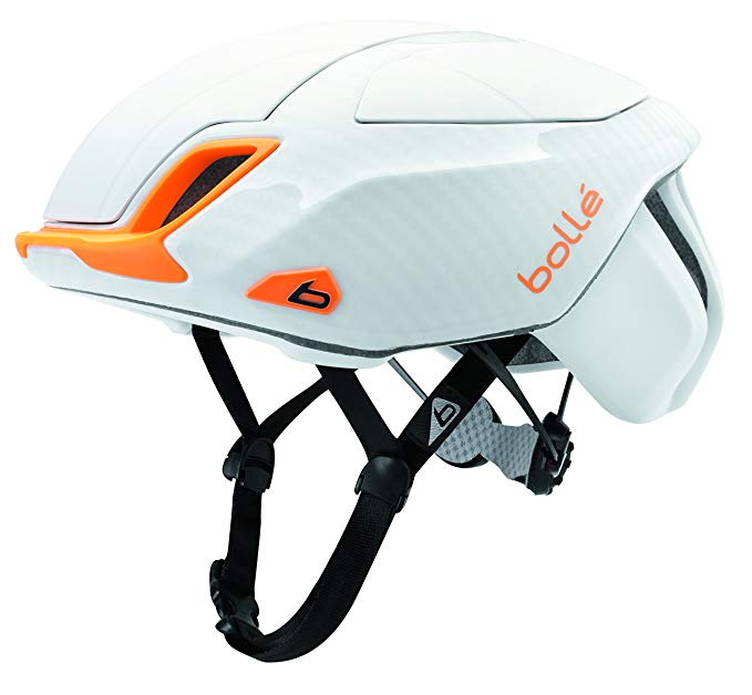 Bolle Adult The One Premium Road Cycling Helmet - White/Orange